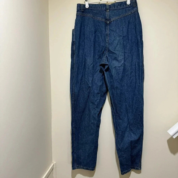 Women’s Vintage 90’s Blue Zone Brand High Waisted Baggy Denim Jeans  No Size Tag - Picture 8 of 16